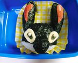 キャラ弁☆海苔で簡単 スティッチ弁当♪作り方5写真