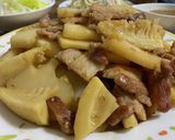 まじうまい！たけのこと豚肉のみそ炒め♡作り方7写真