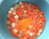 皮ごと加熱し、塩だけで味わうレンジスープ作り方4写真