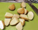 化学調味料なし★新じゃが甘辛そぼろ煮作り方2写真