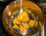 ホクホクした「かぼちゃ煮物」　（圧力鍋）作り方3写真