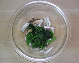 ポン酢でほうれん草とエリンギの胡麻和え作り方4写真