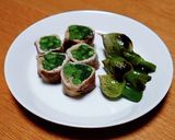 のらぼう菜の肉巻きカレーポン酢作り方5写真
