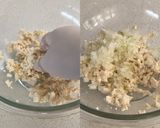 豆腐つくね　卵黄を絡めて♪作り方3写真