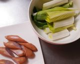 ワインに合う♪うるいのにんにく炒め作り方1写真