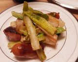 ワインに合う♪うるいのにんにく炒め作り方6写真