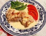 鶏肉のマスタード焼き♡クリームソース♪作り方4写真