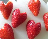 ﾎﾜｲﾄﾁｮｺﾚｱﾁｰｽﾞ♡ﾊｰﾄの苺♡作り方5写真