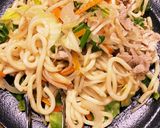 焼きうどん　関東風作り方9写真
