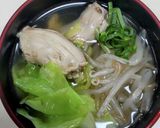 鶏のネックで鍋♪出汁が美味しいよ♡作り方1写真