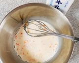 ふわとろっ、牛乳と卵の朝ごはん作り方2写真