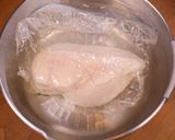 最強万能ニラだれ♪ふわふわむね肉よだれ鶏作り方2写真