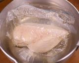 ふわふわ鶏むね肉の蒸し鶏☆サラダチキン☆作り方3写真