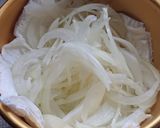 おうち居酒屋★玉ねぎと豆腐の卵黄乗っけ作り方2写真