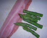 アスパラのベーコン巻(お弁当)作り方1写真