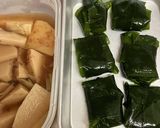 タケノコとワカメの豚ロール天ぷら作り方3写真