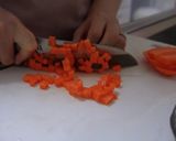 チャーハン,幼児食,２歳児ご飯作り方1写真