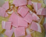 明太子ソースＤＥポテトネギグラタン！作り方5写真
