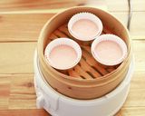 電気せいろで簡単！いちご蒸しケーキ作り方4写真