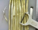 ホワイトアスパラのヨーグルトソース焼き作り方1写真