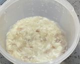 鯛&まぐろのふわふわたまごスープ　離乳食作り方2写真