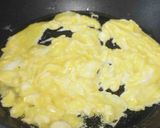 卵とほうれん草だけのチャーハン作り方3写真
