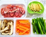 豚こま肉と春雨の中華炒め作り方1写真