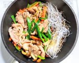 豚こま肉と春雨の中華炒め作り方7写真