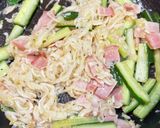 切り干し大根☆きゅうり☆ベーコンの炒め煮作り方5写真