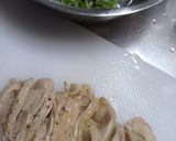 鶏肉とセリの小鉢作り方4写真