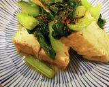 小松菜と厚揚げのニンニク醤油炒め作り方9写真
