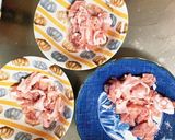 レンジ簡単きな粉味噌照焼味甘酢酢豚作り方3写真