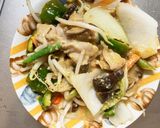 レンジ簡単きな粉味噌照焼味甘酢酢豚作り方14写真