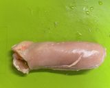 簡単ヘルシー！鶏胸肉レンジチーズロール作り方4写真