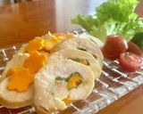 簡単ヘルシー！鶏胸肉レンジチーズロール作り方9写真