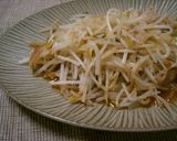 副菜～超簡単！！　もやし炒め★作り方4写真