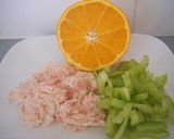 オレンジ風味～セロリサラダ作り方1写真