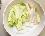 簡単きな粉オイ麺汁味豚こま大根青椒肉絲風作り方6写真