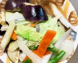 簡単きな粉オイ麺汁味豚こま大根青椒肉絲風作り方13写真