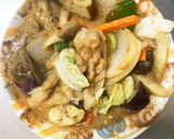簡単きな粉オイ麺汁味豚こま大根青椒肉絲風作り方16写真