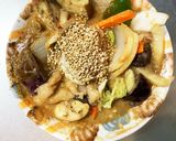 簡単きな粉オイ麺汁味豚こま大根青椒肉絲風作り方17写真