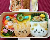 トラ&三毛猫ちゃん弁当☆動物キャラ弁作り方7写真