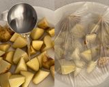 新じゃがとひき肉の甘辛炒め作り方1写真
