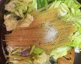 ワンパン出汁染みしみ★海老ペペロンチーノ作り方5写真
