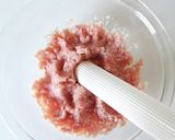 ふわモチな【鶏つくね串焼き（たれ）】作り方1写真
