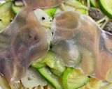 生ハムとズッキーニのパスタ作り方6写真