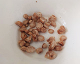 簡単！海老と椎茸の石づきのかき揚げ♪作り方1写真
