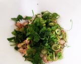 簡単！海老と椎茸の石づきのかき揚げ♪作り方2写真