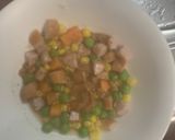 全てレンジ洋風梅ウスタークリーム炒飯弁当作り方4写真
