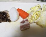 卵で味変！ミネストローネ作り方1写真